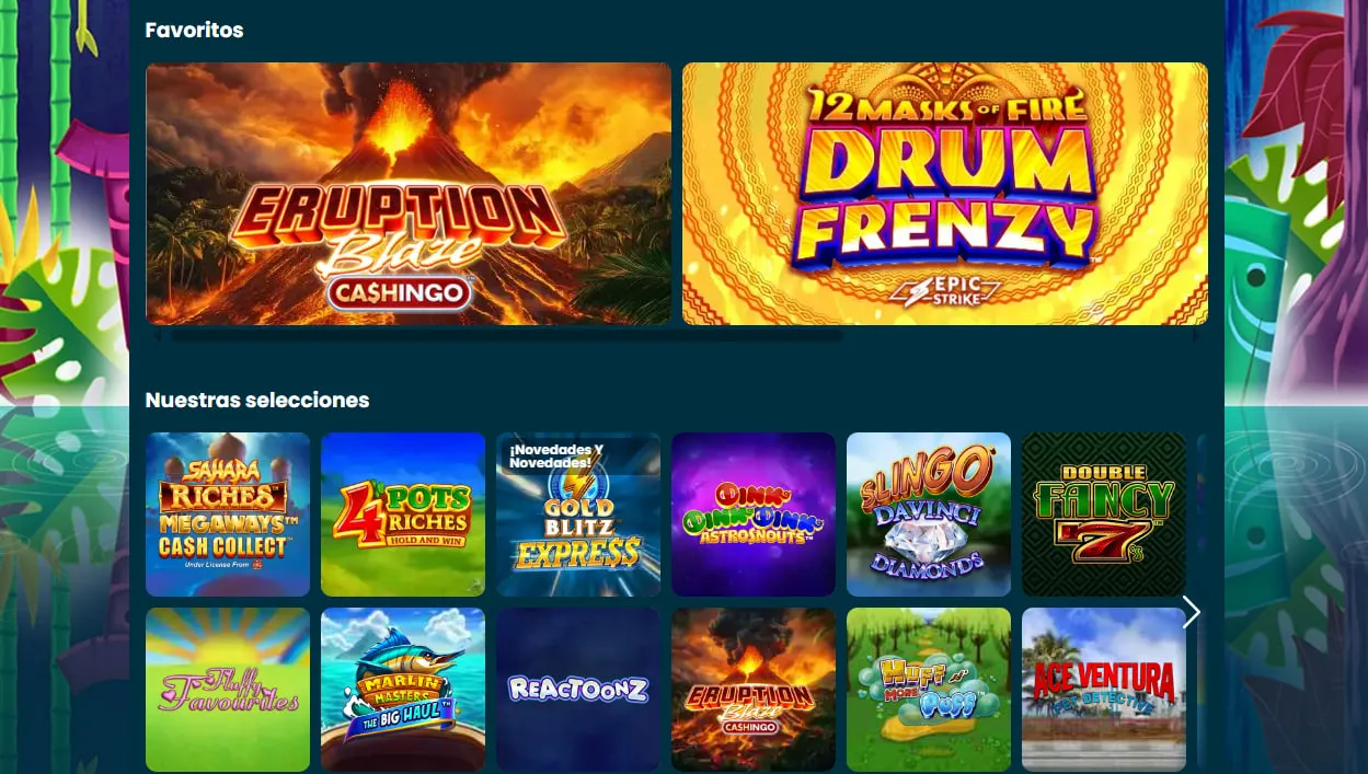 Juegos de casino online con slots, ruleta, blackjack y live casino para jugadores en España